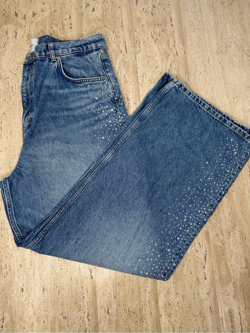 Reformation Cary High Rise Slouchy Wide Leg Jeans